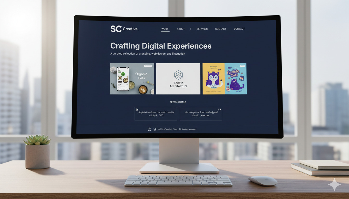 Desktop website preview